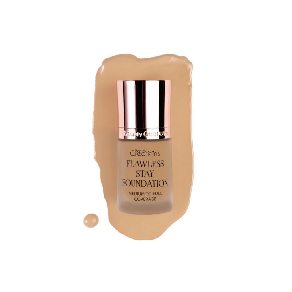 Base Líquida Flawless Stay Foundation Beauty Creations Gloss Beauty