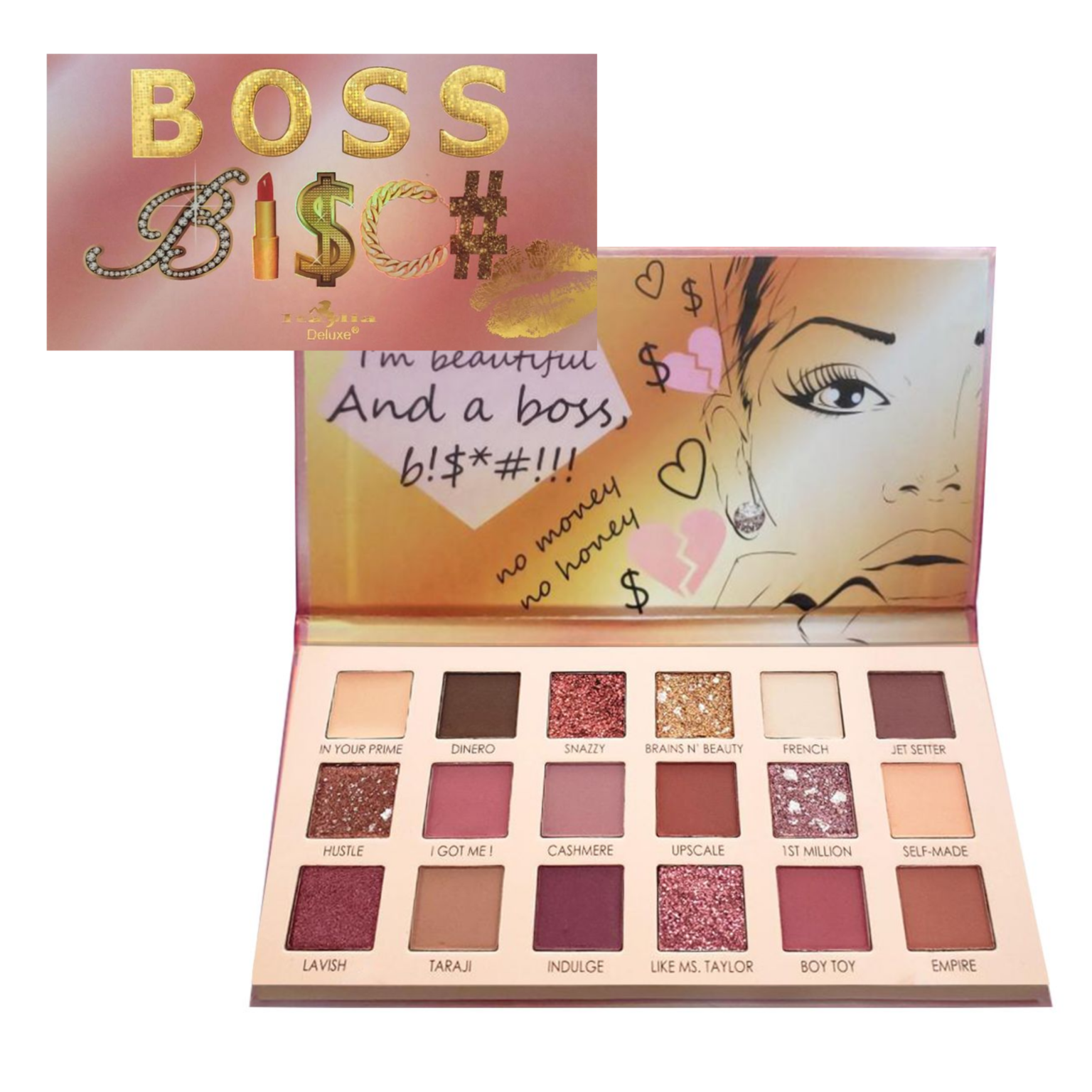 Paleta de Sombras X18 Boss B!sc Italia Deluxe Gloss Beauty Shop su