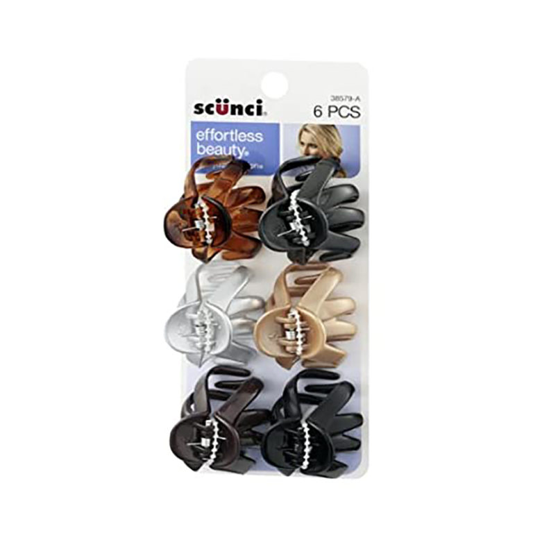 Vincha Mini Jaw Clip X6 Scunci Gloss Beauty Shop su tienda Online en