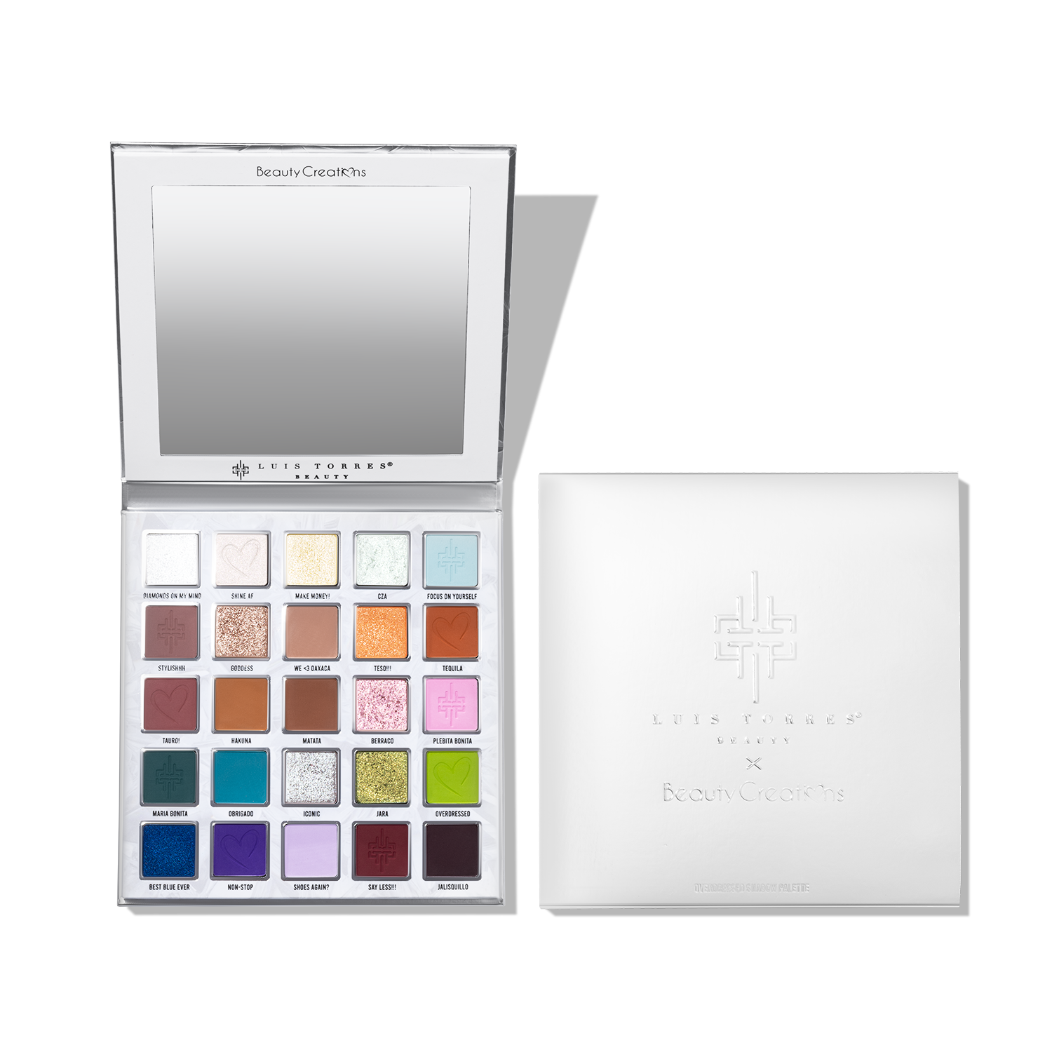 PALETA SOMBRA X25 LUIS TORRES BEAUTY CREATIONS Gloss Beauty Shop su